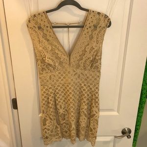 Free people, size 10 , golden tan